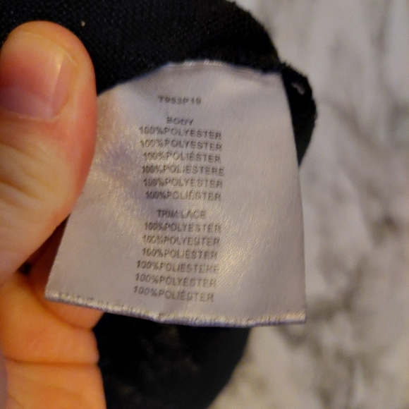 Molly Bracken Lace Ruffles Drawstring Tee size XS - Picture 5 of 6